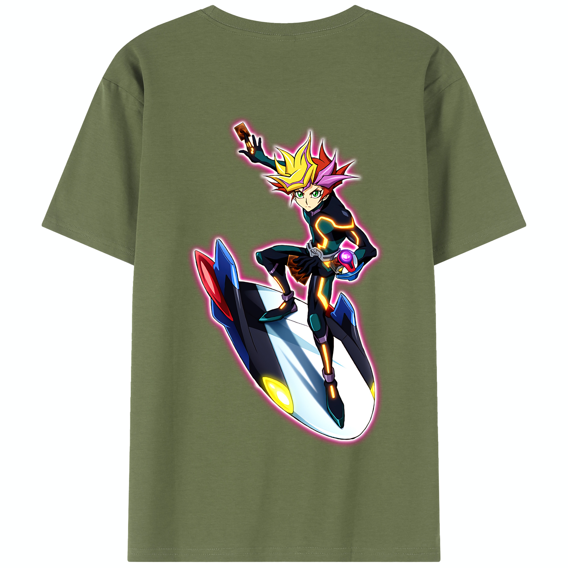 （画像用） 遊☆戯☆王 Yu-Gi-Oh! 綿100％半袖Tシャツ（背面プリント）